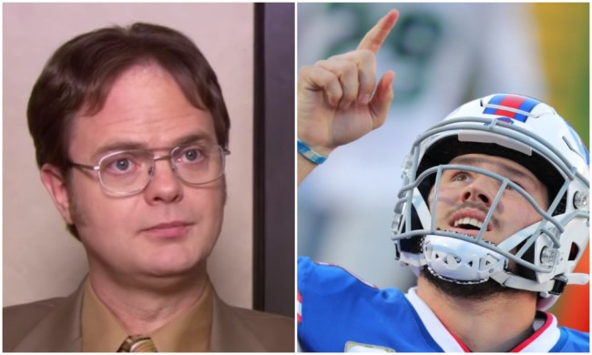 josh allen rainn wilson dwight schrute twitter