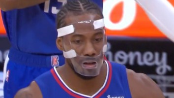 Kawhi Leonard Gets The Meme Treatment After Debuting New Face Mask That Looks Like It Came Straight Out Of A Horror Movie