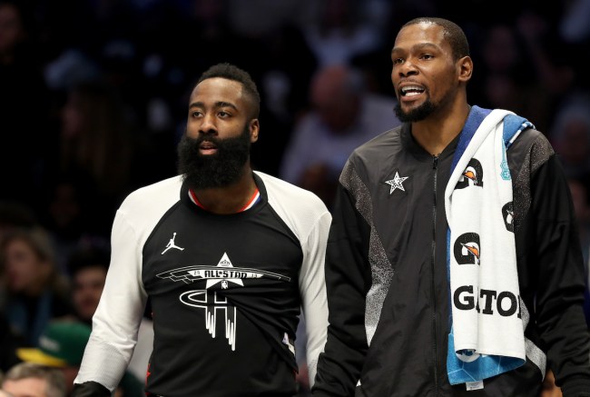 Kevin Durant denies recruiting his buddy James Harden to the Brooklyn Nets, but should we believe him?