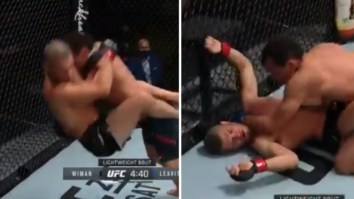 Jordan Leavitt Viciously Knocks Matt Wiman Out Cold By Slamming Him On His Head At UFC Vegas 16
