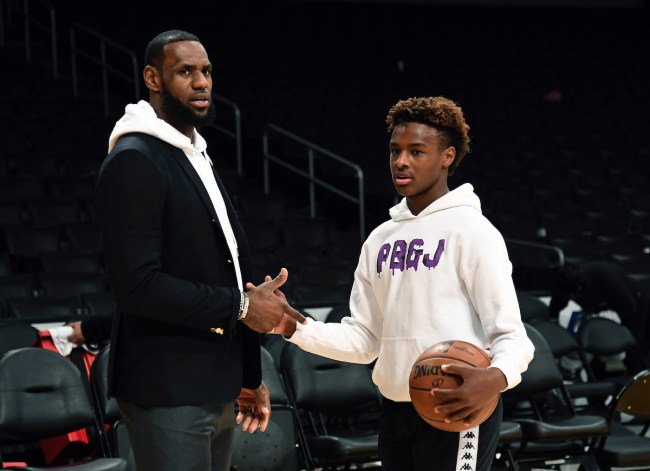 With LeBron James signing an extension with the Lakers, it gets him closer to playing with his oldest son Bronny James in the NBA