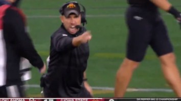 Iowa State HC Matt Campbell Loses His Mind And Yells At Refs During Big 12 Title Game, Becomes An Instant Meme