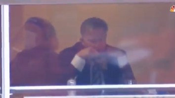 NBC Cameras Show John Elway Appearing To Spit Out Dip While Watching Chiefs-Broncos Game
