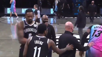 NBA Security Stops Kyrie Irving And Bam Adebayo From Hugging Each Other After Game