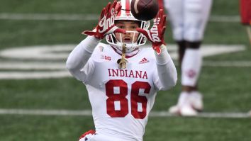Indiana Football Leaves Big Ten Branding Off Of Its Uniforms After Being Snubbed Of A Conference Championship Birth