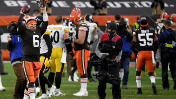 Dying Browns Fan Celebrates Team’s Playoff Berth With Emily And Baker Mayfield On Sunday