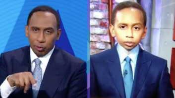 Stephen A. Smith Arguing With A Baby Version Of Himself Is The Deepfake To End All Deepfakes
