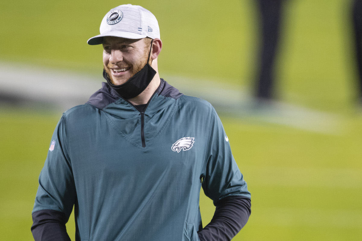 NFL World Reacts To Carson Wentz's Performance Sunday - The Spun