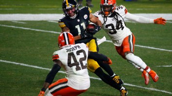 Tough Guy Chase Claypool’s Still Trying To Talk Trash To Browns After His Steelers Got Beatdown On National TV