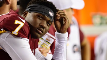 NFL Fans LOL’d At News Of Embattled Dwayne Haskins Meeting With Steelers For A Free Agent Visit