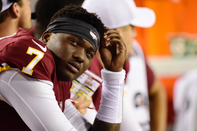 NFL fans laughed at the news that the Steelers may be interested in signing embattled QB Dwayne Haskins