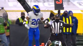 Packers Fans Mock Rams’ Jalen Ramsey For Getting Angry And Throwing A Fit After Davante Adams Touchdown