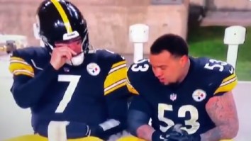 An Emotional Ben Roethlisberger Was Seen Crying On The Sidelines After Playoff Loss To Browns