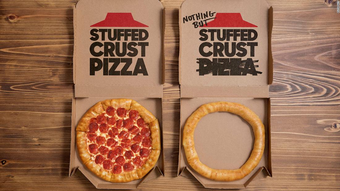 You Can Now Order Stuffed Crust At Pizza Hut That Features A Notable