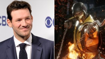 Tony Romo Did His Impression Of Scorpion From Mortal Kombat During Browns-Chiefs Game And NFL Fans Loved It