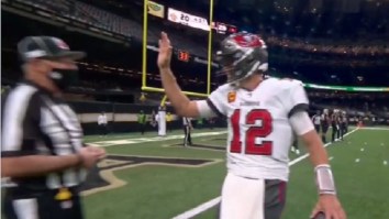 Tom Brady Tried To High Five Ref After TD And Gets Hilariously Left Hanging