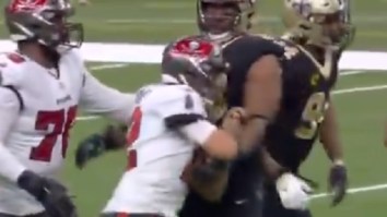 Angry Tom Brady Tried To Shove Saints DT David Onyemata After Play And Fails Miserably