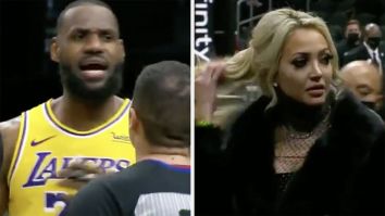 LeBron James Mocks ‘Courtside Karen’ On Twitter After She Was Kicked Out Of Arena For Cursing Him Out During Game