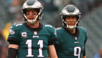 The Eagles Are Reportedly Close To Trade Deal With Bears For Carson Wentz That Will Include Wentz’s Former Teammate Nick Foles