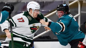 Wild Winger Marcus Foligno Beat The Wheels Off An Opponent And Called A Referee To Stop The Fight