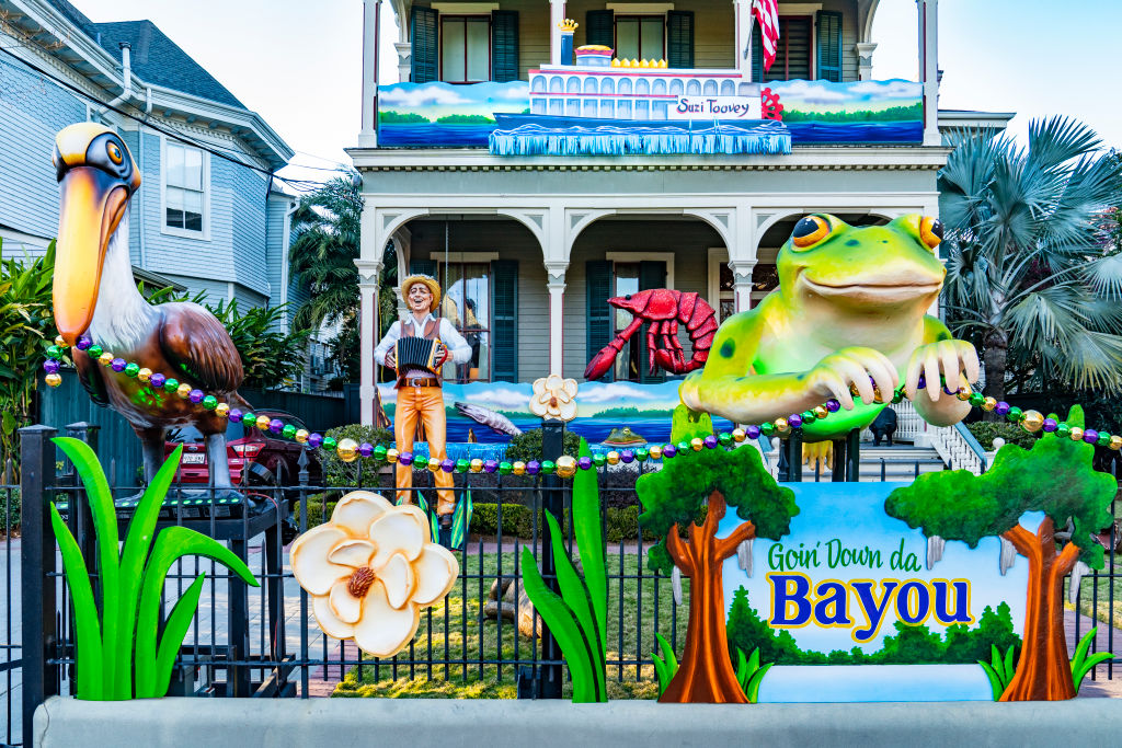 New Orleans 'House Floats' Celebrate Mardi Gras As Parades Are