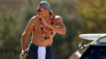 Rob Gronkowski Was The Life Of The Party During Tampa Bay’s Super Bowl Boat Parade