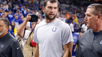 Hold Up, Is Andrew Luck Returning To The Colts? One Fan Claims He’s Got Texts From QB’s Wife Hinting At It