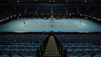 Australian Open Fans Forced To Leave During Djokovic-Fritz Match For Start Of COVID-19 Lockdown