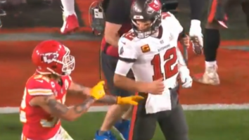 A Heated Tom Brady Talks Trash To Chiefs’ Tyrann Mathieu In The Middle Of Super Bowl  And Tells Him ‘I’m Coming Back At You’
