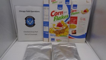 Customs Agents Seized 44 Pounds Of Corn Flakes Coated In Cocaine Worth Up To $2.8 Million