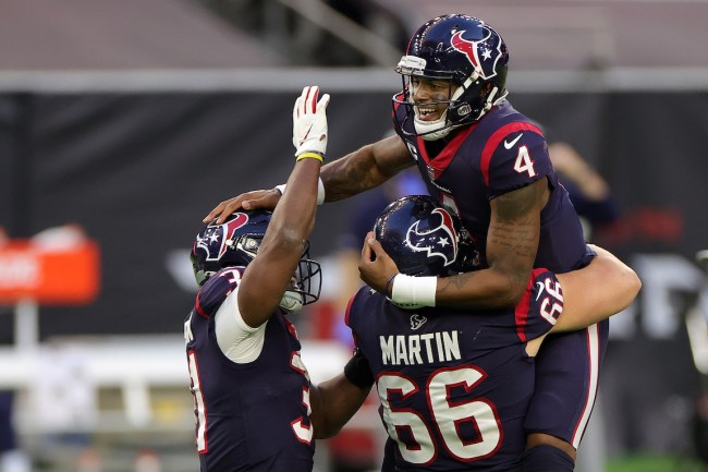 According to NBC Sports' Peter King, Deshaun Watson's current Houston Texans teammates are in full support of his trade request.