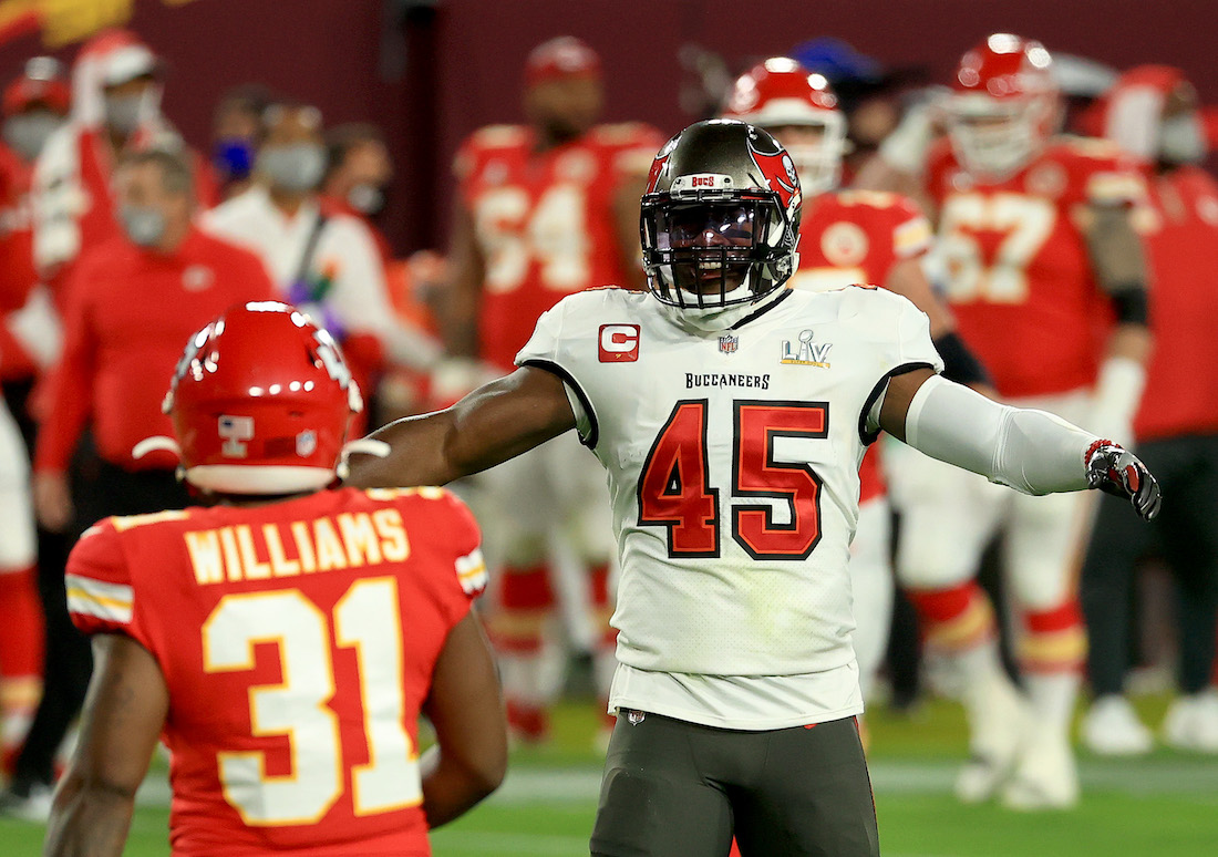 Bucs LB Devin White says Chiefs hurt by being 'cocky'