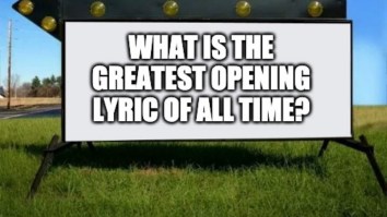 The Internet Is Arguing Over The Greatest Opening Lyrics Of All-Time