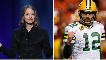 Jodie Foster Thanks Aaron Rodgers During Golden Globes Speech Weeks After He Randomly Included Her In His MVP Speech