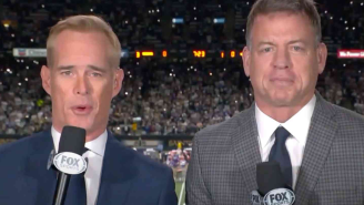 NFL Fans Reacts To Troy Aikman’s Random ‘Come On Daddy’ Comment To Joe Buck During Thursday Night Football Game