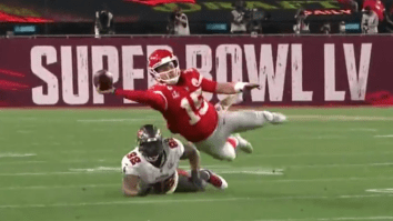 Mic’d Up Bucs Players Were Amazed By Patrick Mahomes’ Incredible Diving Throw During Super Bowl