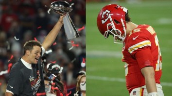 More Thrilling Super Bowl Reaction: Johnny Bananas Igniting A Flamethrower Indoors Or Chiefs Fan KO’ing His TV?