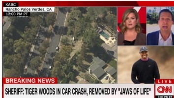 CNN’s Andy Scholes Blasted By Viewers For Saying He Wasn’t ‘Surprised’ About Tiger Woods’ Car Crash