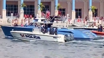 Tom Brady Flexes On His $2 Million Boat At Tampa Bay’s Floating Super Bowl Parade