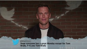 Tom Brady Hilariously Reads Mean Tweets About Himself For Two Minutes Straight On ‘Jimmy Kimmel Live’