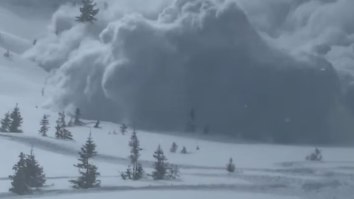Utah Snowmobilers Share Unbelievable Video Of Massive Avalanche Crushing Them