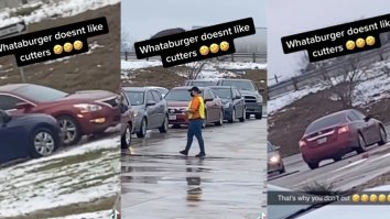 Love To See It: Viral TikTok Shows Justice Being Served To A Car Cutting The Line At Whataburger