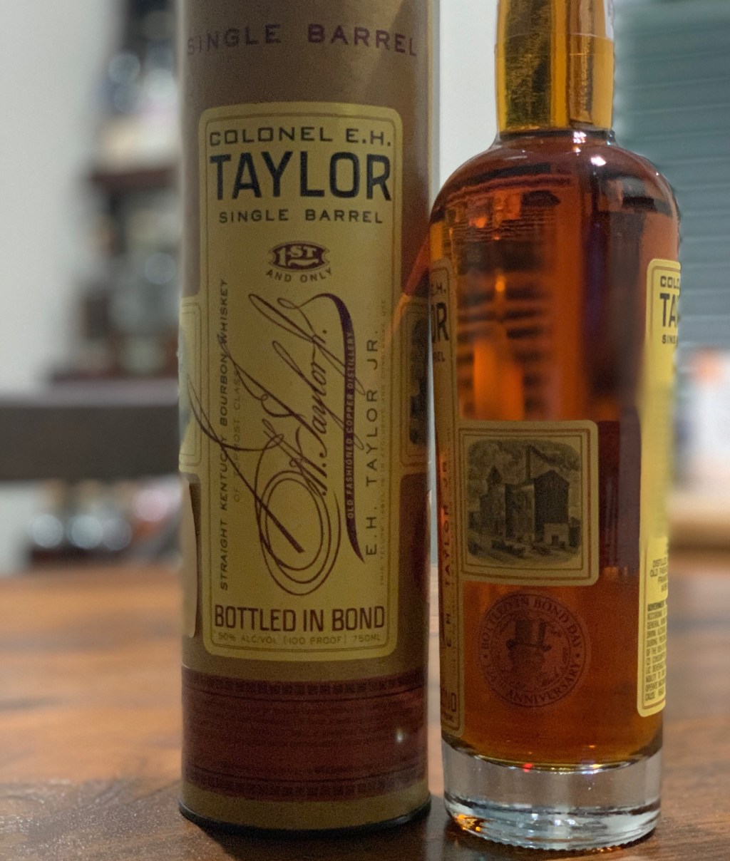 E.H. Taylor Jr Single Barrel 124th Bottled in Bond Day Chris Stapleton release