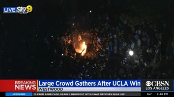 Westwood Was Burning As UCLA Students Partied In The Streets To Celebrate The Final Four