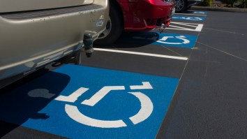 Karen Surprised TikToker Has Missing Leg After She Berated Him Over Taking Handicap Parking Spot