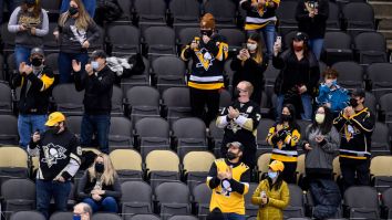 The Penguins Photoshopped Masks Onto Their Fans And People Are Very Upset On Social Media
