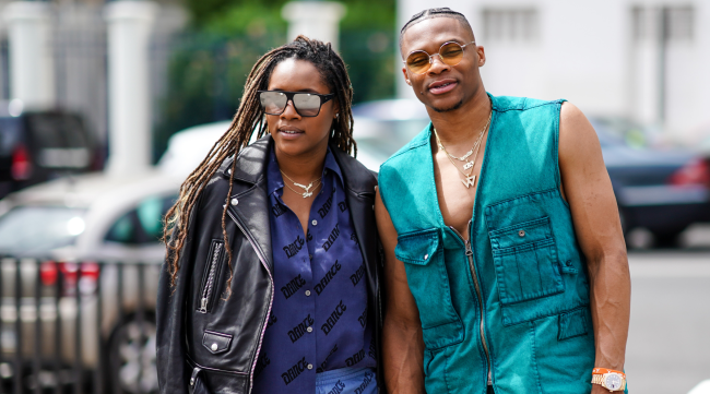 His Formal Romper is Hideous: Russell Westbrook and Wife Nina