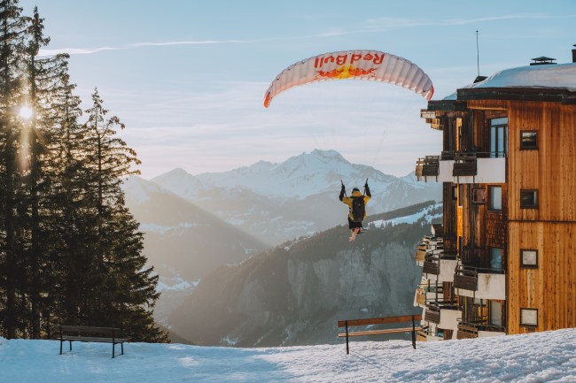 Valentin Delluc speedriding From Avoriaz With Love