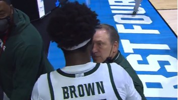 Draymond Green Defends MSU HC Tom Izzo After Izzo Aggressively Grabbed Gabe Brown By The Arm During Heated Exchange