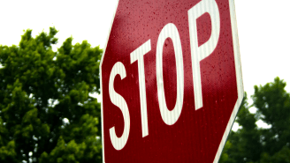 The Internet Can’t Get Enough Of This Twitch Feed Of A Stop Sign Where No One Stops